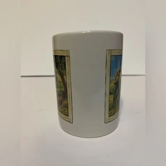 John Deere Green and White Mug with Tractor Scene - Picture 5 of 9